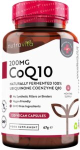 Coenzima Q10 200 mg - 100% Pura Fermentada Naturalment